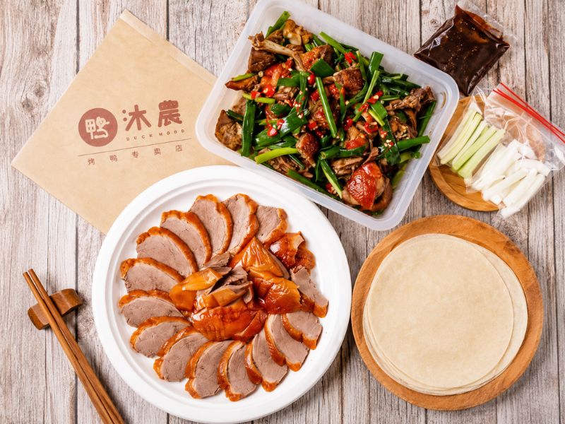 琥珀片鴨+半蔥爆 (一鴨兩吃)