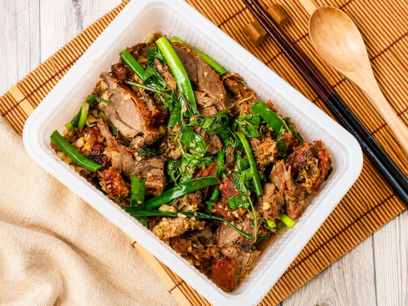 全剁蔥爆  (一鴨一吃)
